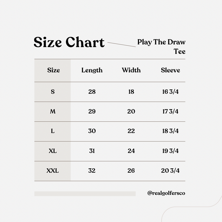 Play The Draw Tee - White