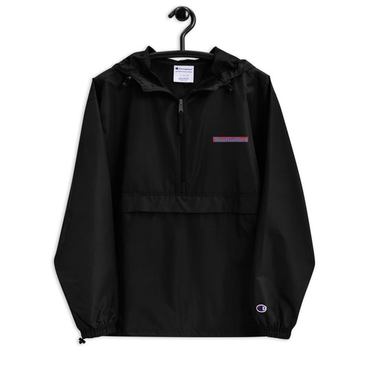 Black Polyester Rain Jacket