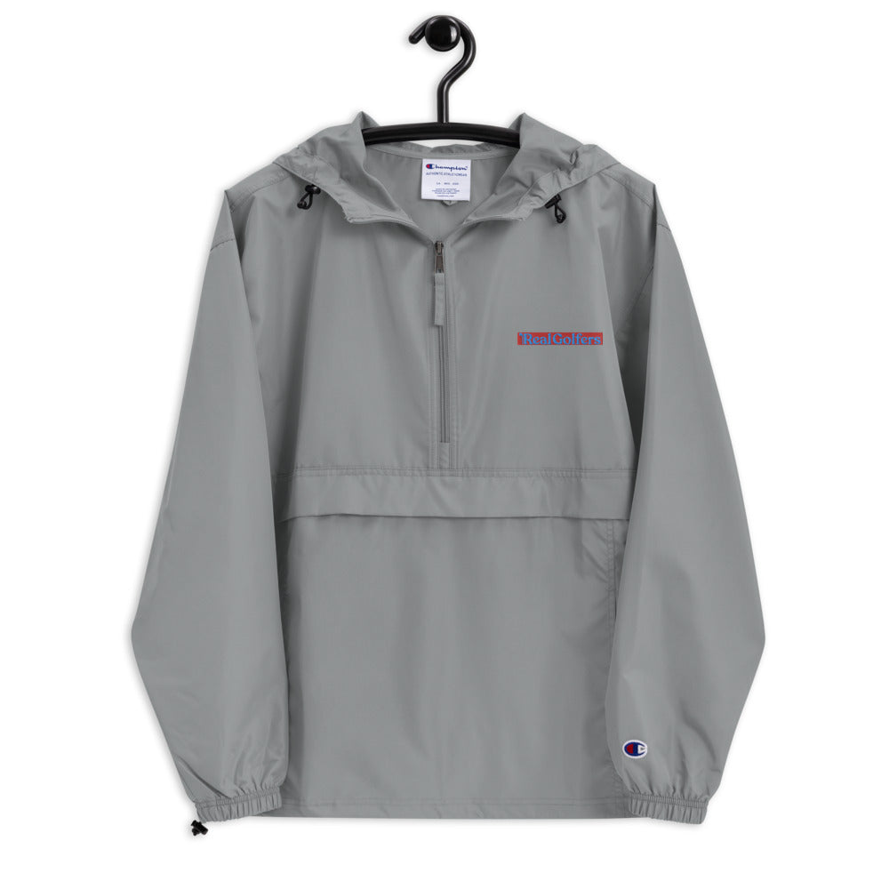 Light Grey Polyester Rain Jacket