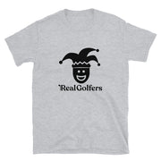 Light Grey T-Shirt with RealGolfers Logo and Happy Face